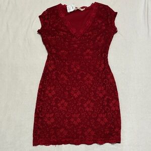 Red Lace Dress